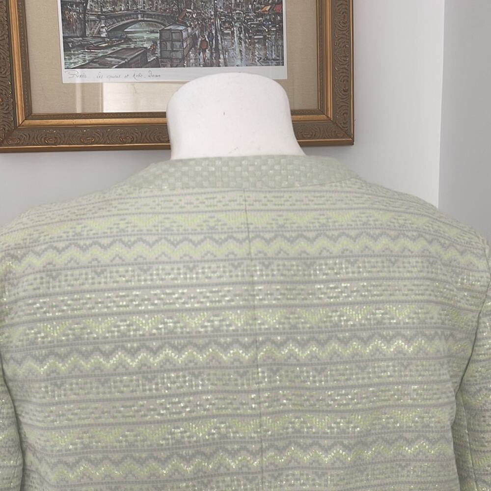 Helene Berman Edge To Edge Aztec Open Front Jacke… - image 8